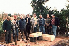 Anpflanzungen Barumer Weg - Wasserstelle Friedhof - Bank Spielplatz